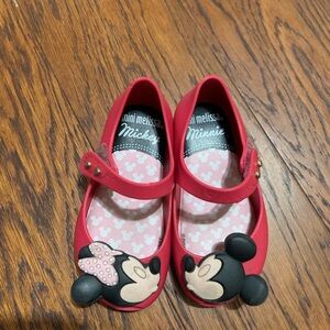 Mini Melissa Pink Minnie Mouse Dress Shoes